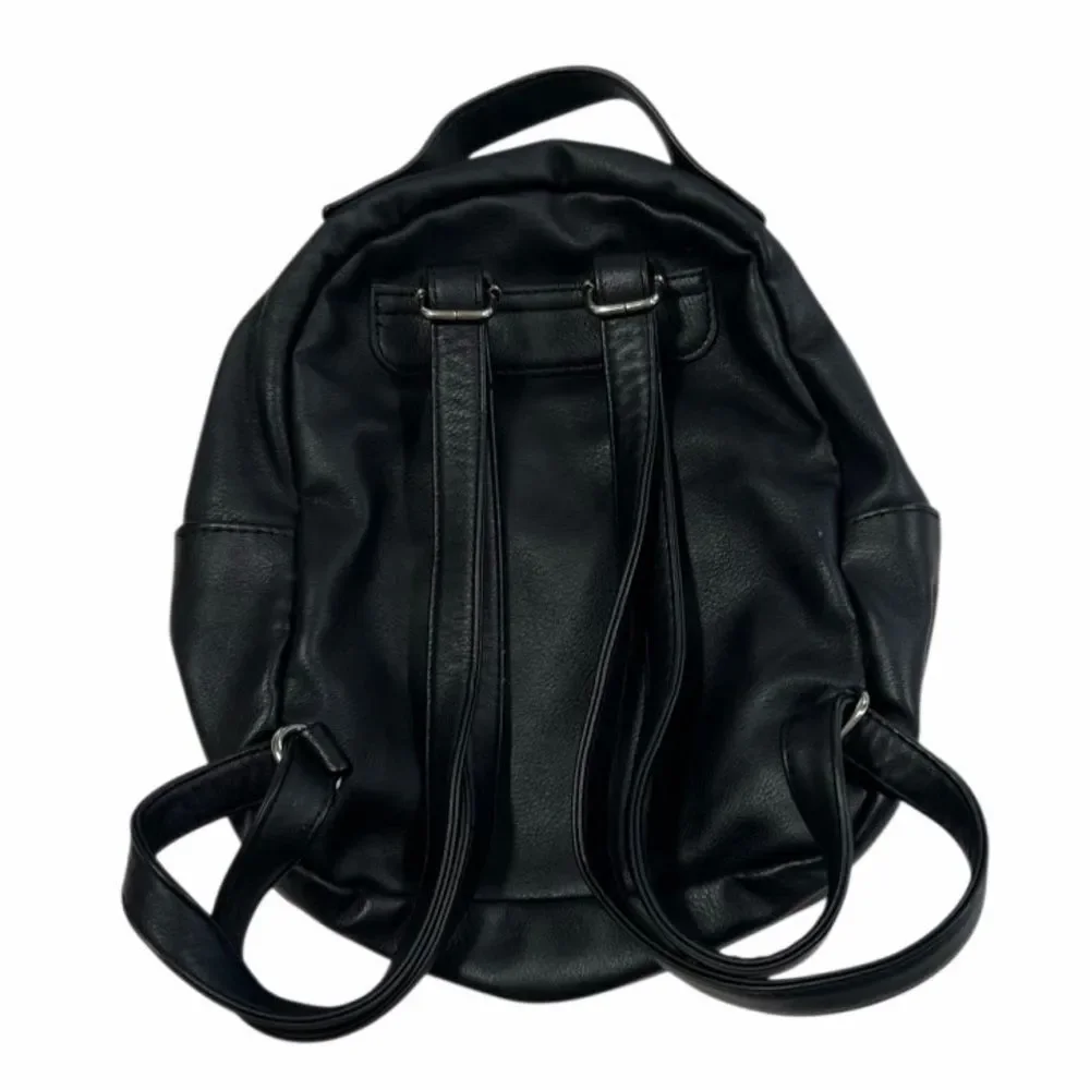 Wild Fable Black Leather Mini Backpack